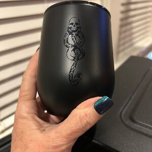 Corkcicle x Harry Potter Stemless Cup 12oz with Slytherin Dark Mark